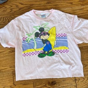 NWT Urban Outfitters Junk Food Tees Surfer Mickey Mouse Tee